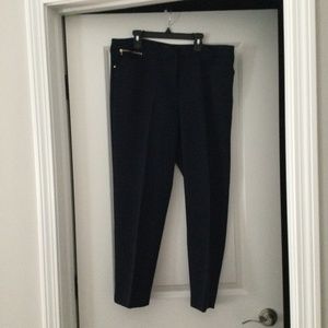 Jones of New York navy straight leg pants